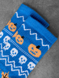 Skarpety Staff Halloween pumpkin & scull