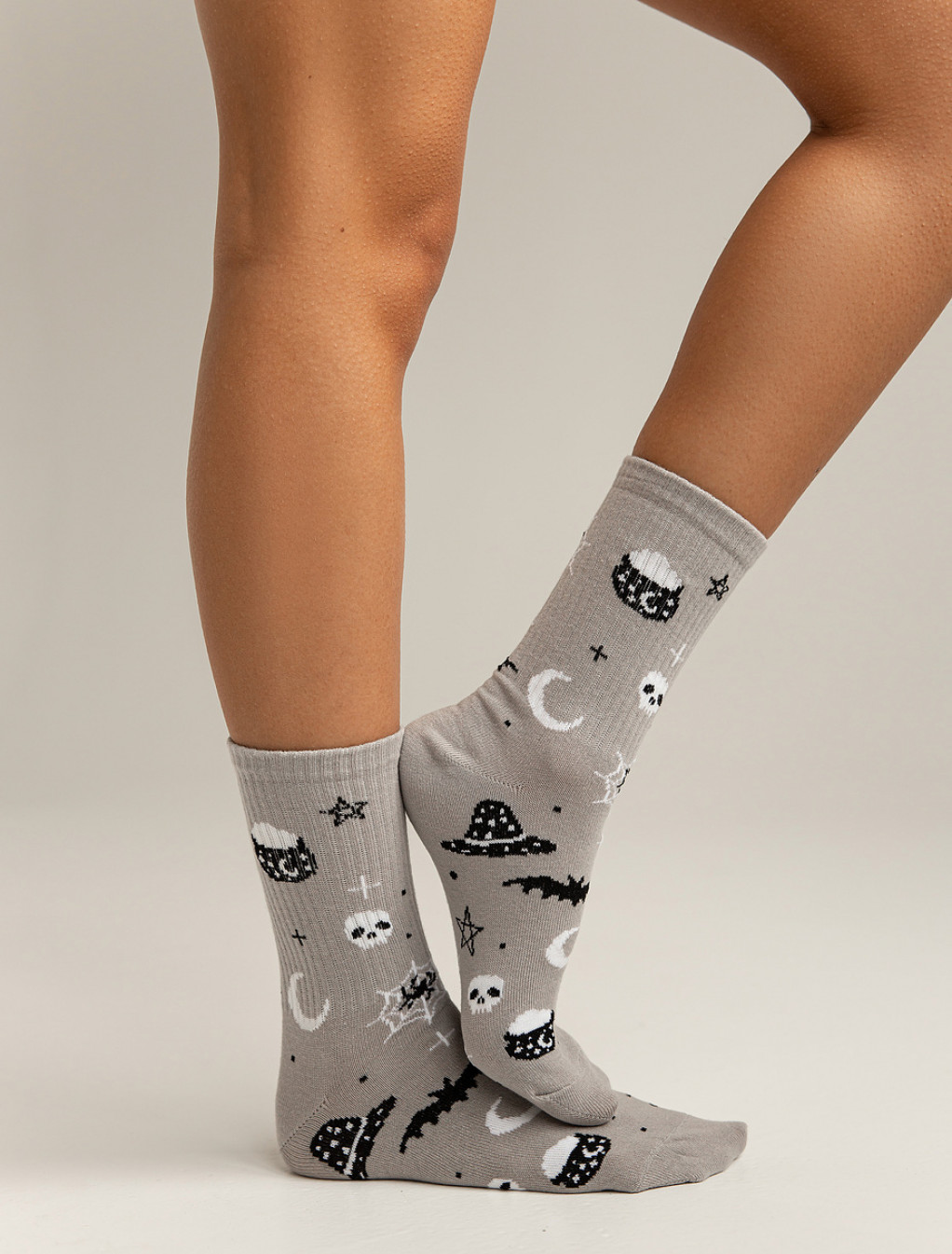 Skarpety Staff Halloween bat & moon