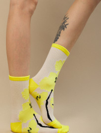 Skarpety Staff yellow flower