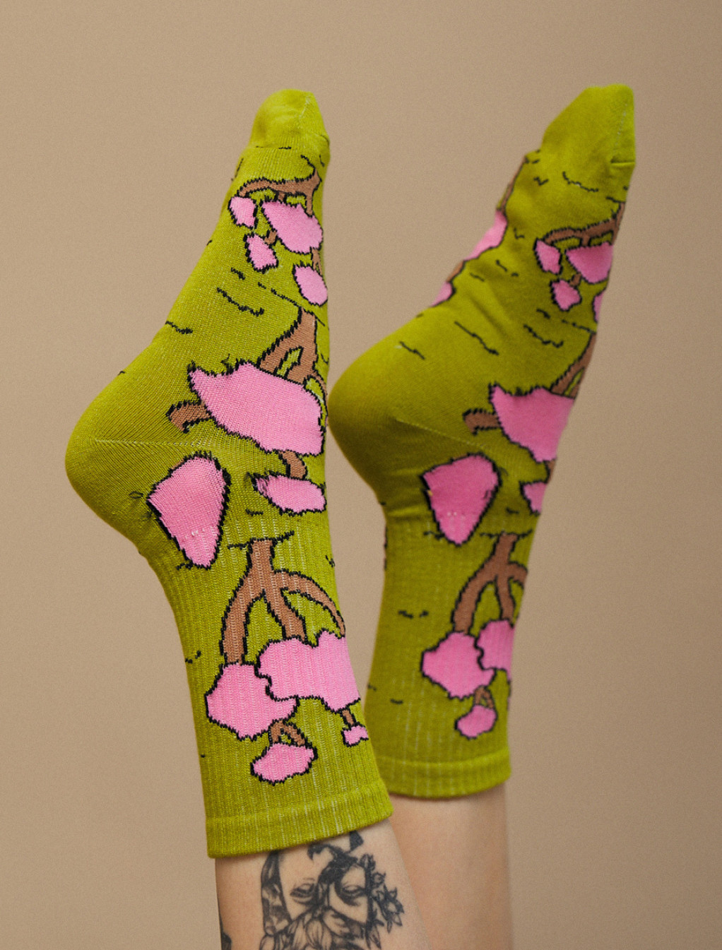 Skarpety Staff pink tree