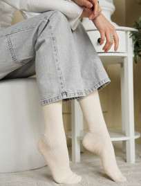 Skarpety damskie Staff milk logo