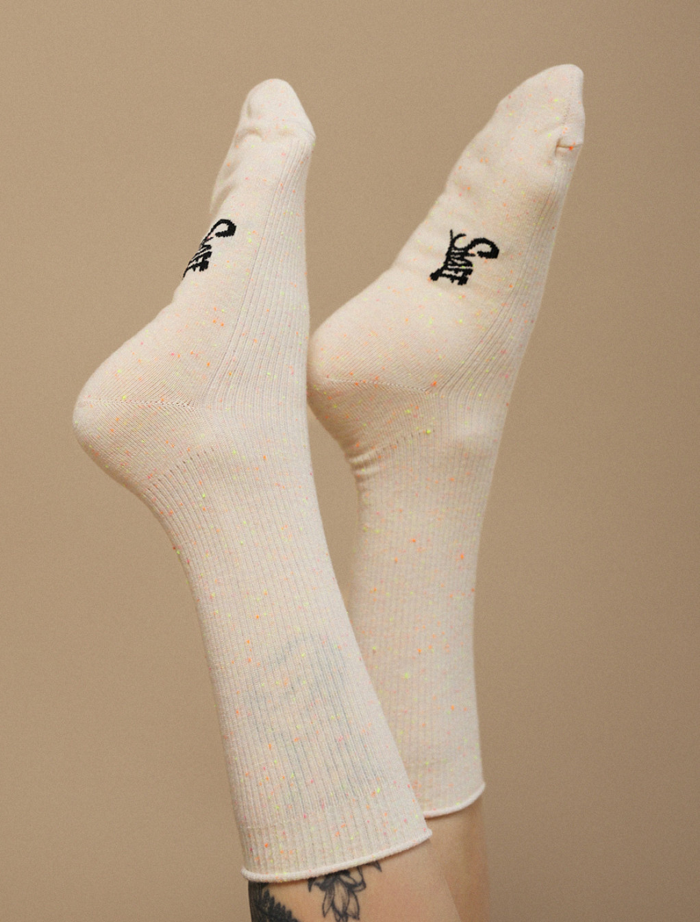 Skarpety damskie Staff milk logo