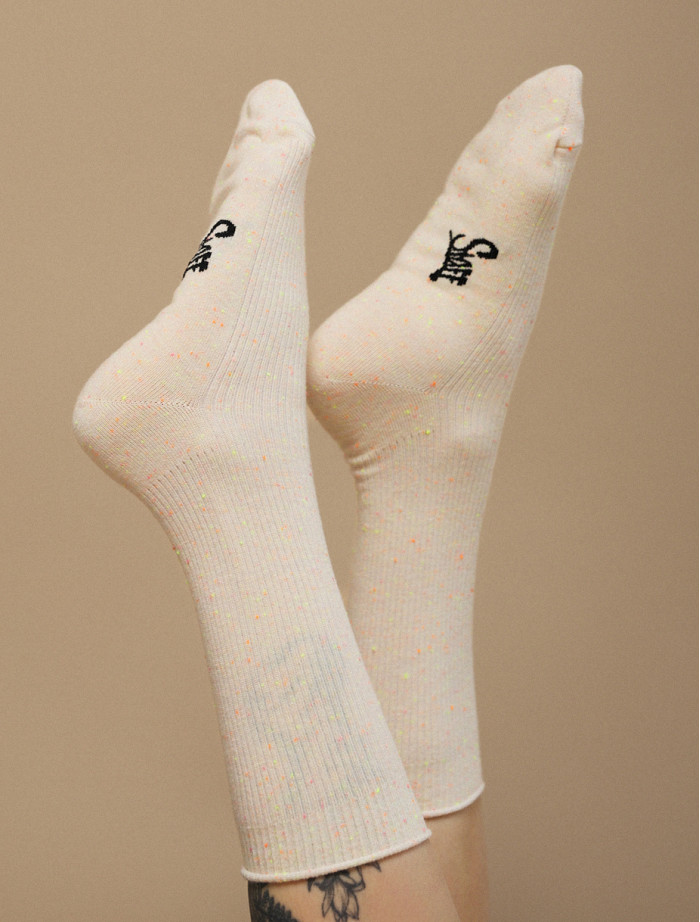 Skarpety damskie Staff milk logo