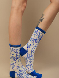 Skarpety damske Staff milk & blue