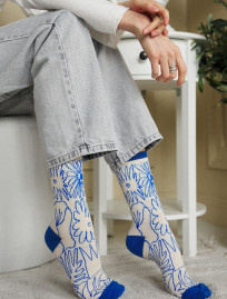 Skarpety damske Staff milk & blue