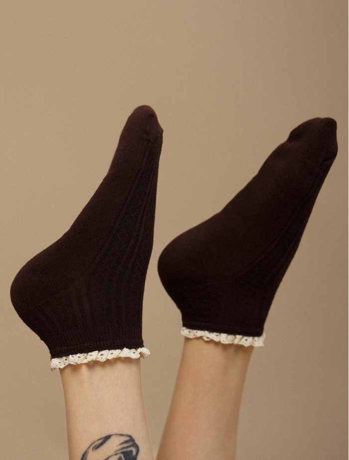 Skarpety  Staff black & milk