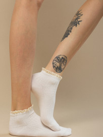 Skarpety Staff white & milk