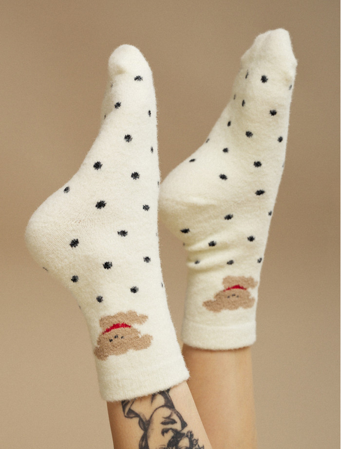 Skarpety damskie Staff milk bear