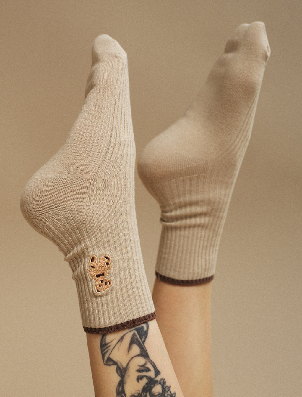 Skarpety Staff beige bear