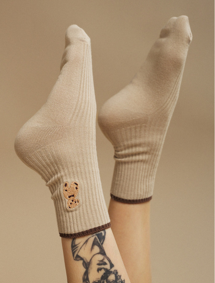 Skarpety Staff beige bear