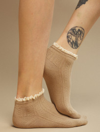 Skarpety Staff beige & milk