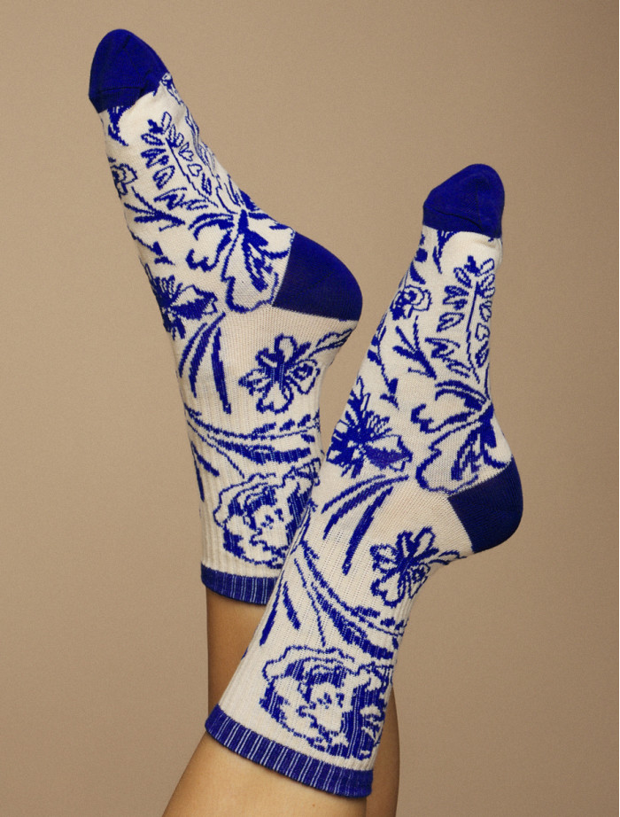 Skarpety Staff milk & blue