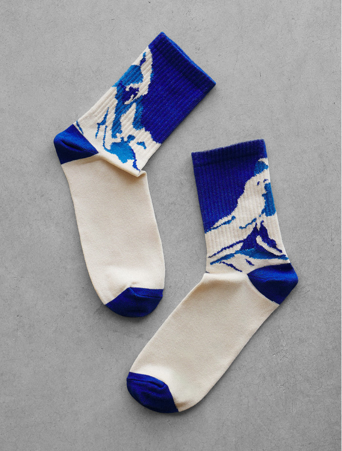 Skarpety Staff blue & milk