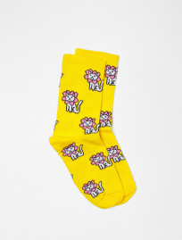 Skarpety Staff yellow cat