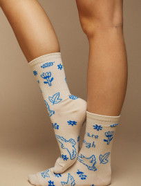 Skarpety Staff milk & blue