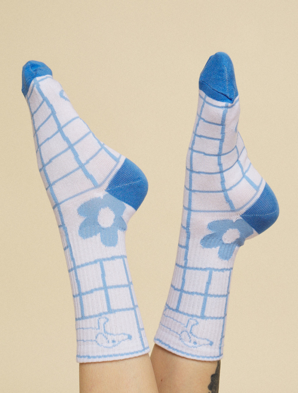 Skarpety Staff animals & flower