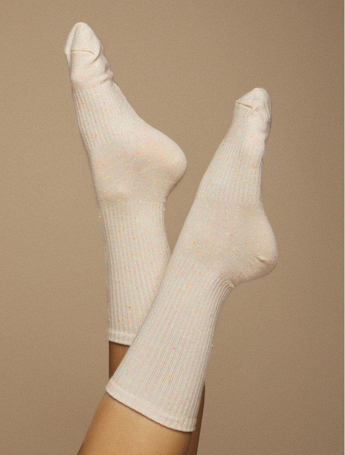 Skarpety Staff logo light beige