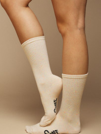 Skarpety Staff logo light beige