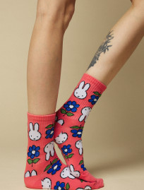 Skarpety Staff bunny & flower