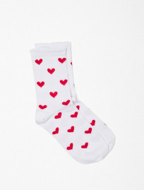 Skarpety Staff red hearts