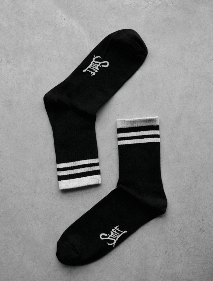 Skarpety Staff logo black & gray