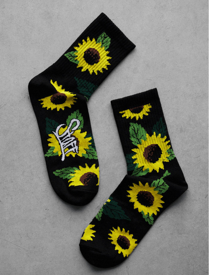 Skarpety Staff sunflower & logo