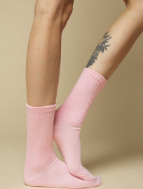 Skarpety Staff pink logo