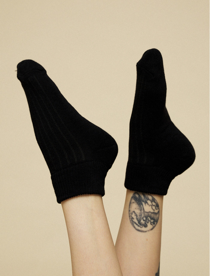 Skarpety Staff black logo (ocieplane)