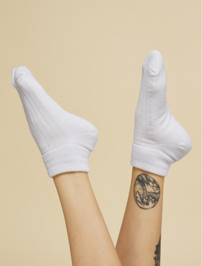 Skarpety Staff white logo (ocieplane) (36-38)