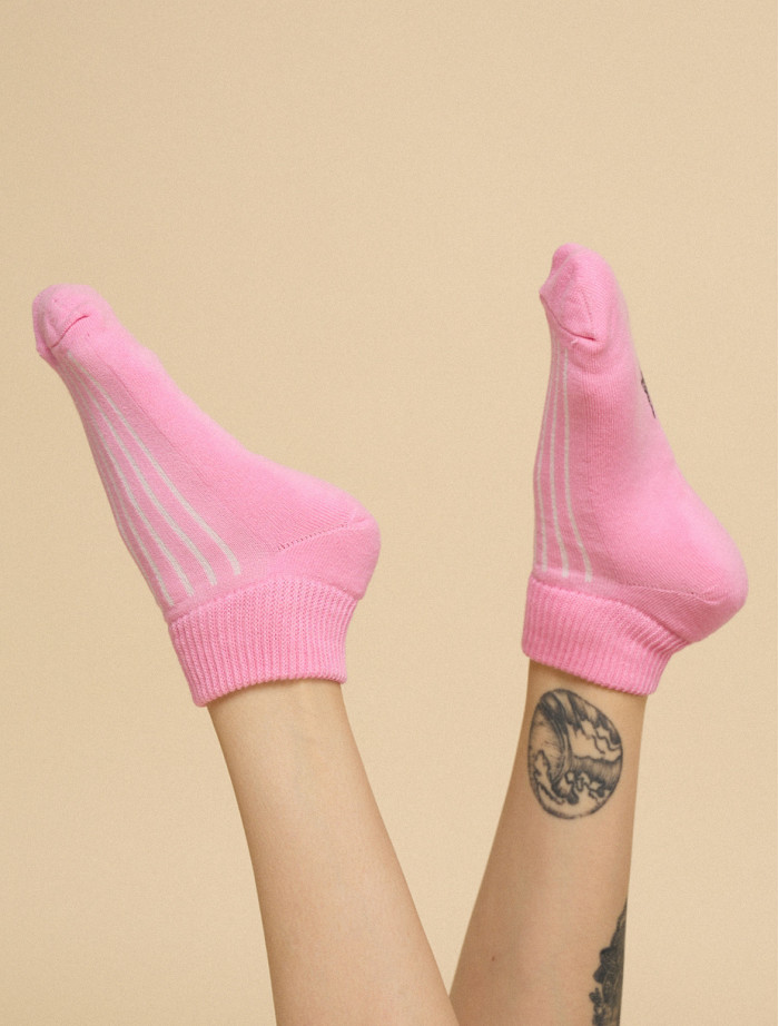 Skarpety Staff pink logo (ocieplane) (36-38)