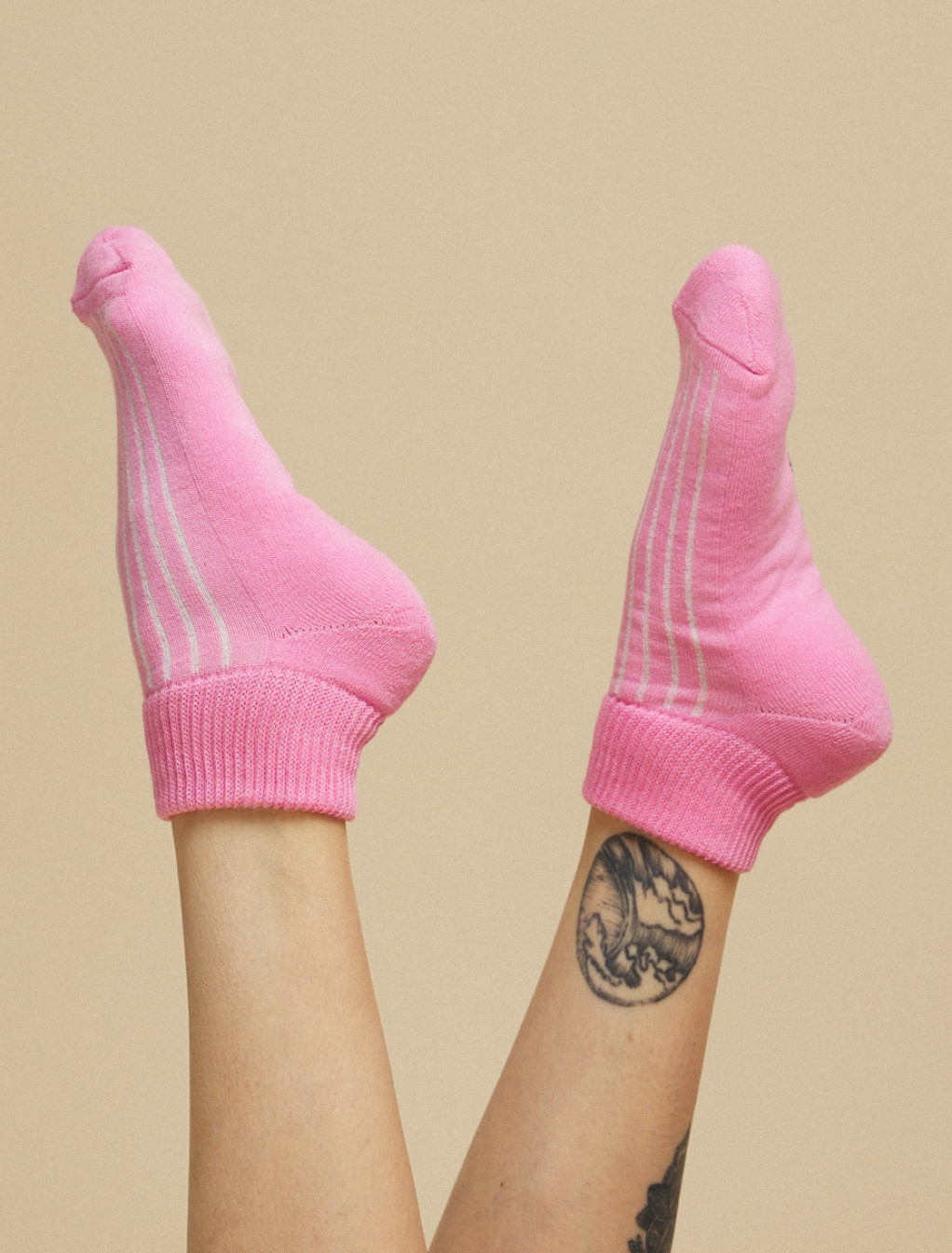 Skarpety Staff pink logo (ocieplane) (r.39-41)