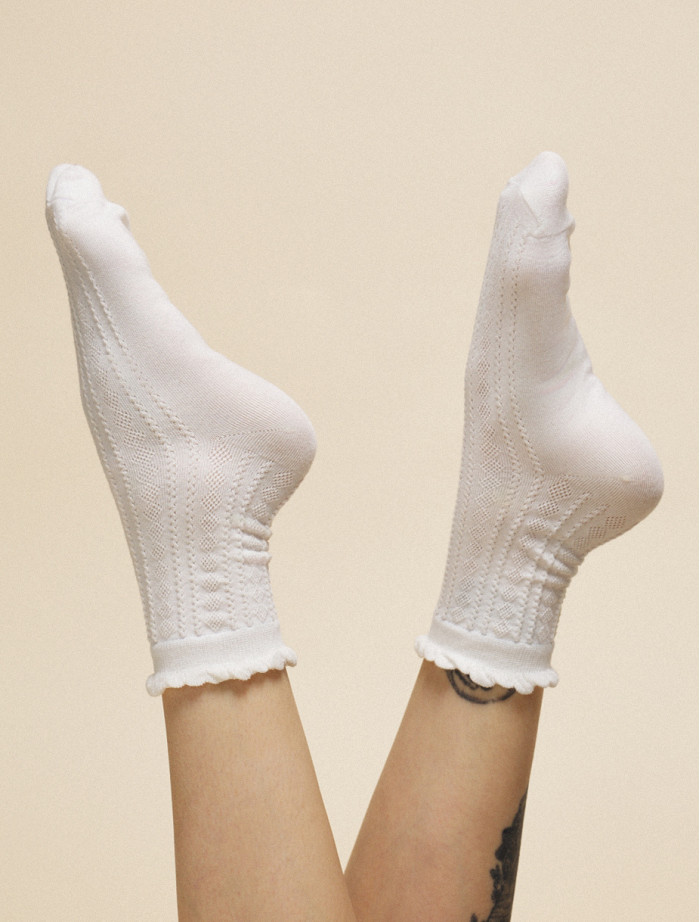 Skarpety Staff white