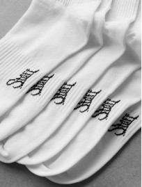 Skarpety Staff white logo (3 pary) (r.39-42)