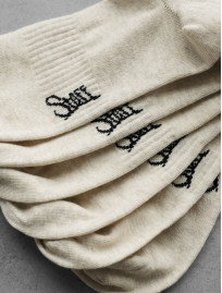 Skarpety Staff beige logo (3 pary) (r.39-42)