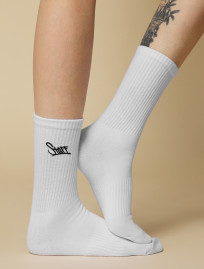 Skarpety Staff white logo (trzy pary) (r.36-38)