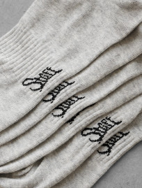 Skarpety Staff light gray logo (3 pary) (r.43-46)
