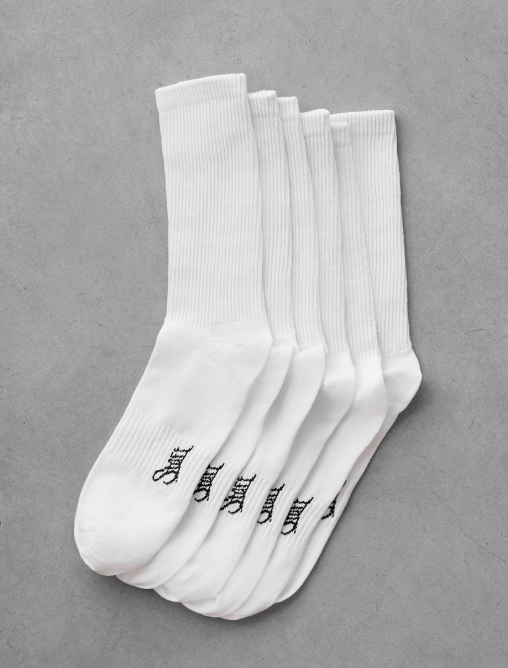 Skarpety Staff white logo (3 pary) (r.43-46)