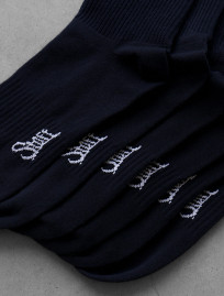 Skarpety Staff navy logo (3 pary) (r.39-42)