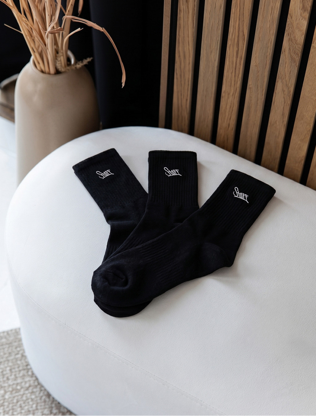 Skarpety Staff black logo (trzy pary) (r.39-41)