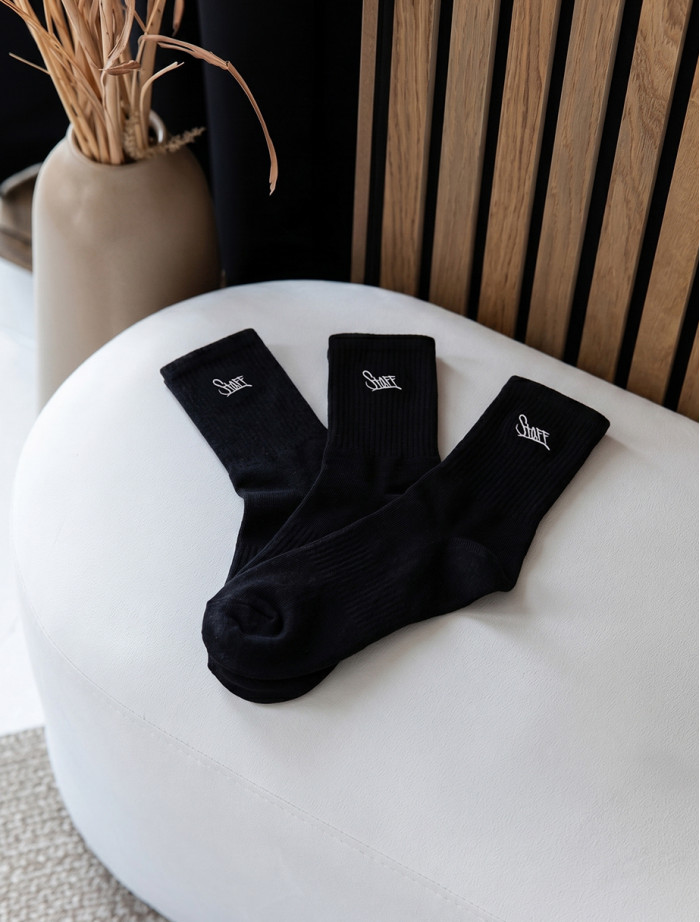 Skarpety Staff black logo (trzy pary) (r.39-41)