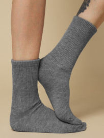 Skarpety Staff light gray/gray/black logo (trzy pary) (r.39-41)