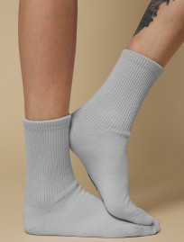 Skarpety Staff light gray/gray/black logo (trzy pary) (r.39-41)