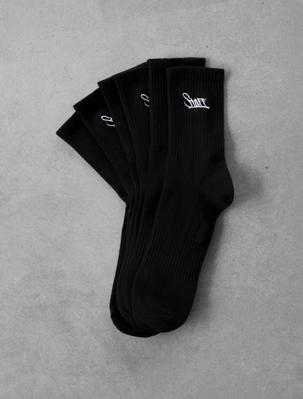 Skarpety Staff black logo (trzy pary) (r.43-46)