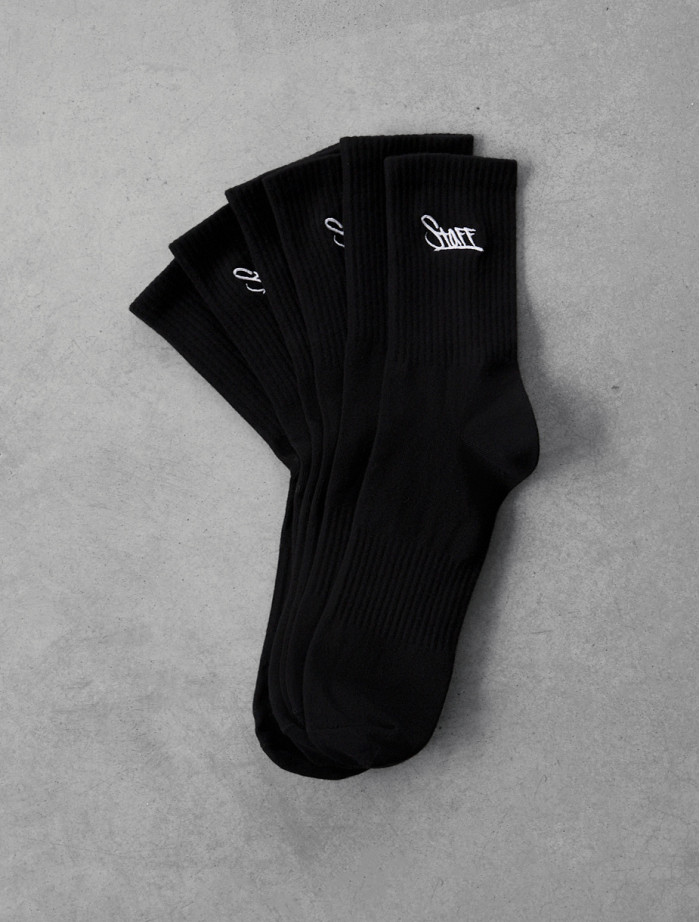 Skarpety Staff black logo (trzy pary) (r.43-46)