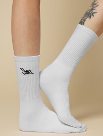 Skarpety Staff white logo (trzy pary) (r.39-41)