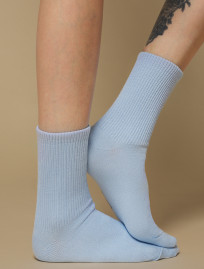 Skarpety Staff pink/yellow/light blue logo (trzy pary) (r.36-38)