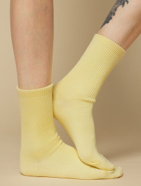 Skarpety Staff pink/yellow/light blue logo (trzy pary) (r.36-38)