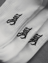 Skarpety Staff white logo (trzy pary) (r.39-41)