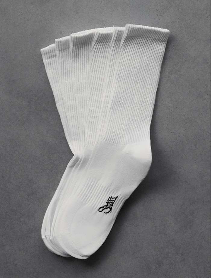 Skarpety Staff white logo (trzy pary) (r.39-41)