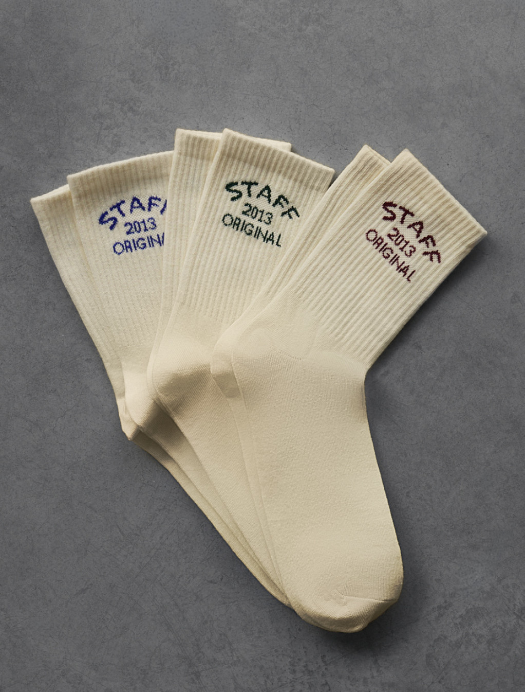 Skarpety Staff original milk (trzy pary) (r.40-45)